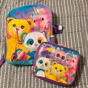 Build-A-Bear Colorful Backpack and Lunchbox Set